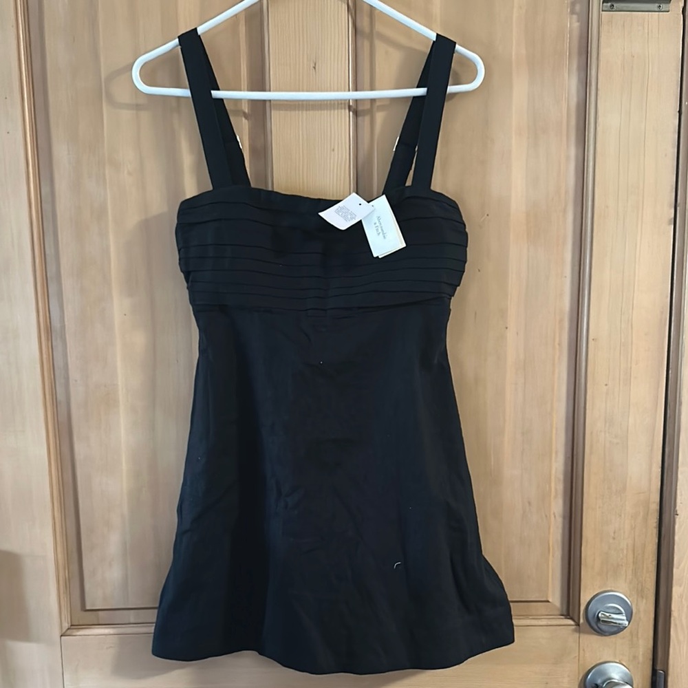 Elegant Black Sleeveless mini dress